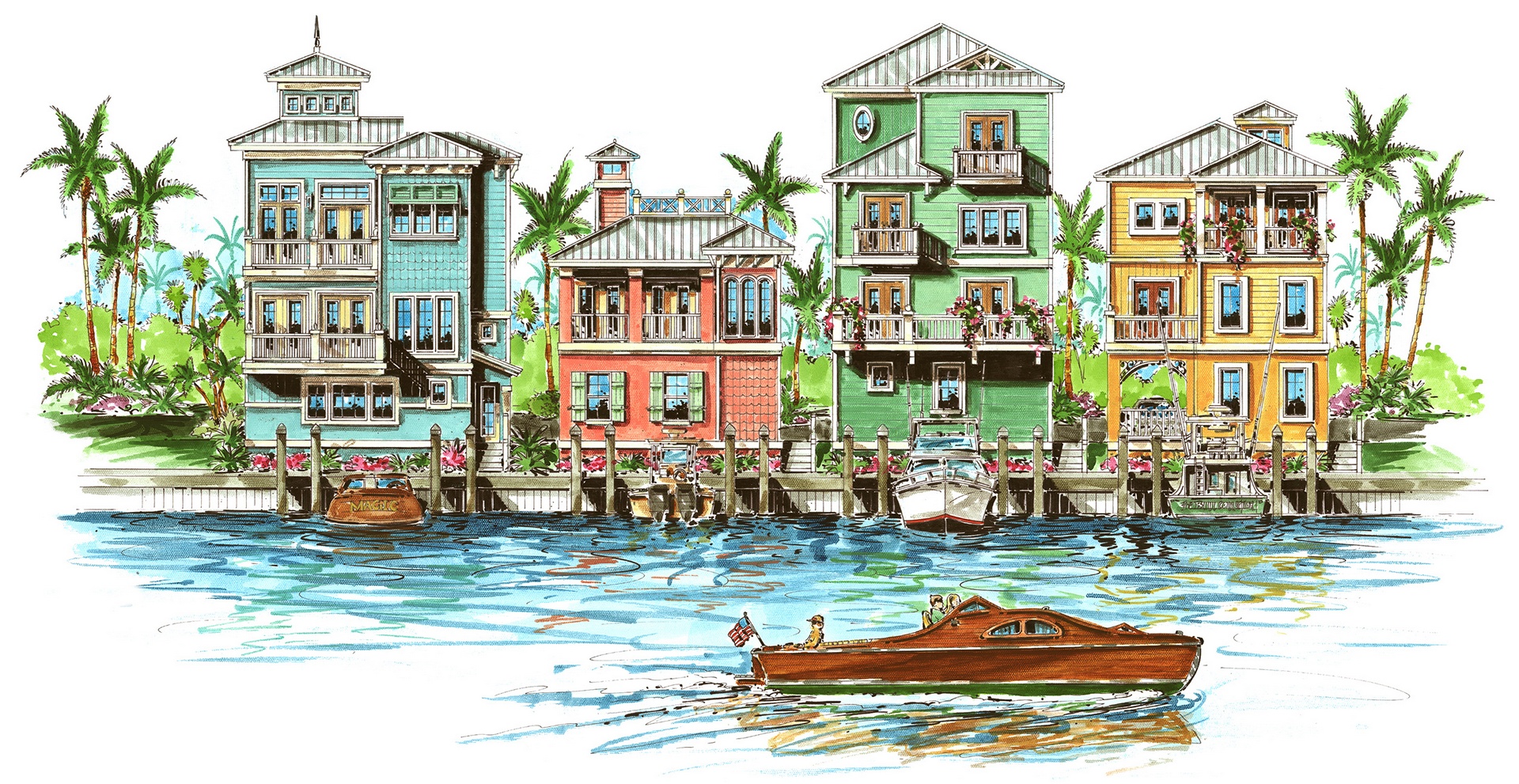 Funky Fish Houses